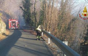 Anziano trovato morto carbonizzato nei boschi in fiamme ad Alpicella