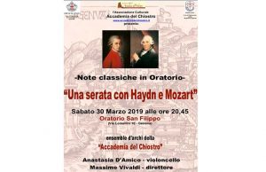 Una serata con Haydn & Mozart all’Oratorio di San Filippo