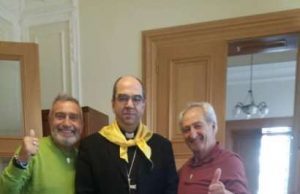 L’ artista Sergio Giusto ha iniziato la Via di San Martino