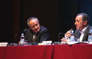 Julian Carron ed Antonio Polito lunedì a Pietra Ligure