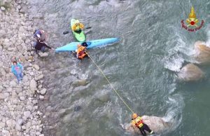 I VVF impegnati in assistenza al Campionato nazionale di discesa fluviale