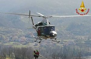 Taglia alberi, tronco lo colpisce alla testa: soccorso dai VVF