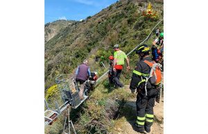 Turista tedesco soccorso alle Cinque Terre