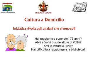 La cultura arriva a casa: iniziativa della biblioteca Benzi di Voltri