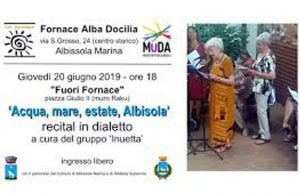 Acqua, mare, estate, Albisola. Recital poetico in dialetto Fuori Fornace a cura di Inuetta
