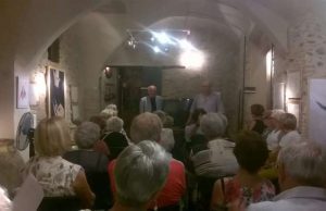 Arnaldo Fontana ad Albenga con la mostra sui 50 anni dell’ uomo sulla Luna