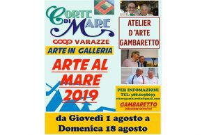 Inaugurazione a Varazze di Arte al Mare 2019