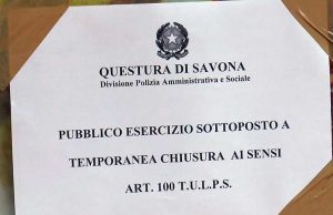 Il Questore sospende licenza di una discoteca savonese