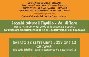 INCONTRO CULTURALE TIGULLIO e VAL DI TARO