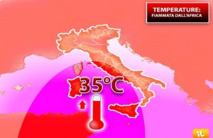 Fiammata caldo africano per il weekend e inizio settimana: fino a 35 gradi