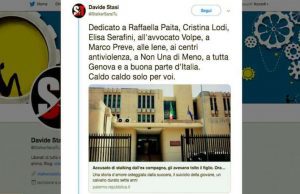 Genova: aperitivo con lo stalker venerdì si fa lo stesso, ma su fb