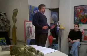 Bestoso ad Albenga fa lezione di Scultura