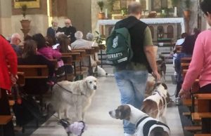 Sabato scorso Animali in chiesa per la Benedizione