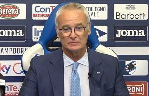 Fiorentina-Samp, Ranieri: abbiamo bisogno di fare punti Atalanta-Samp, Ranieri: Continueremo a lottare fino alla fine
