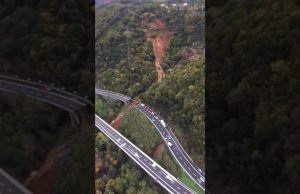 Crollo viadotto A6, il video dall’elicottero