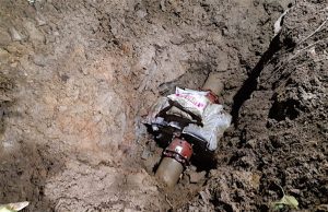 Rottura tubo ad Alassio in via Vigo, lavoro impegnativo per gli uomini della Sca