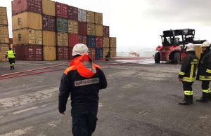 Esercitazione antincendio ed antinquinamento alla Spezia
