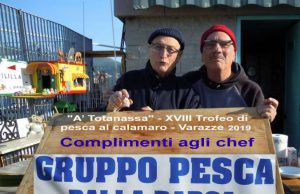 I vincitori del XVIII Trofeo A’ Totanassa di Varazze