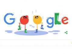 Doodle di Google per gli stivali di gomma Wellington