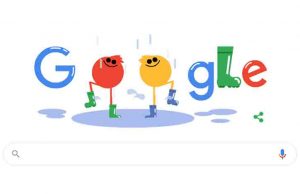 Doodle di Google per gli stivali di gomma Wellington