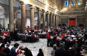 Pranzo degli ultimi a Genova all’Annunziata e nelle delegazioni S.Egidio, a Natale un pranzo degli ultimi con 5 mila persone