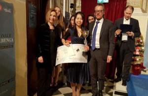 Alla giapponese Ai Watanabe il Città di Albenga