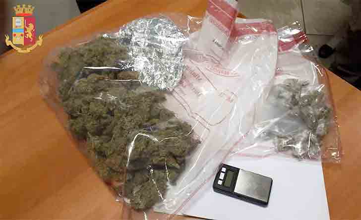 Pra’, la Polizia interviene per una lite e trova oltre un chilo di marijuana