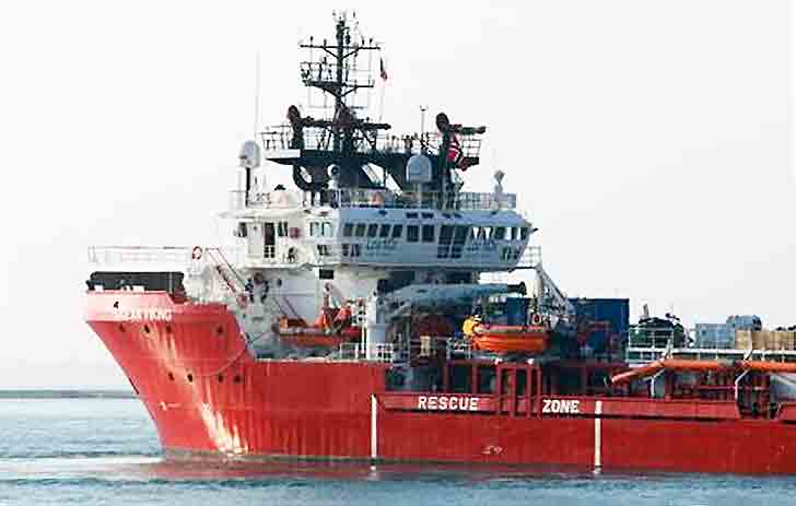 Ocean Viking sottoposta a fermo amministrativo a Trapani