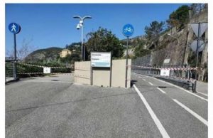 Bonassola ha disposto la chiusura della pista ciclabile