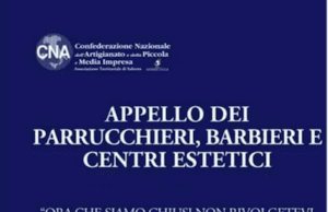 Covid-19, appello dei parrucchieri, barbieri, estetisti, CNA