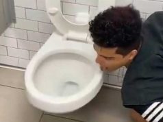 CoronavirusChallenge: 21enne americano Lecca water e rimane contagiato | Video