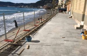Il Coronavirus blocca i cantieri di Alassio
