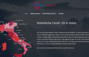 MapCovid-19: tutti i dati aggiornati minuto per minuto sul web da team giovani liguri