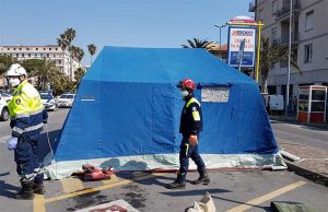 La Croce rossa affianca il personale del Trincheri di Albenga