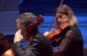 Al Carlo Felice il Concerto della Libertà con un quintetto d’archi | Video