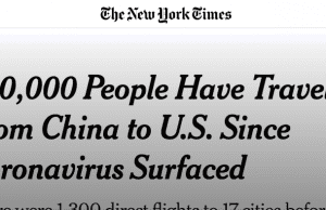 New York Times: da Cina 430mila da inizio epidemia, 40mila negli ultimi 2 mesi