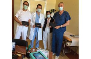 Ospedale di Albenga: donati tablet per i degenti in isolamento Covid-19