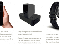 App e braccialetto digitale con orologio per distanziamento sociale