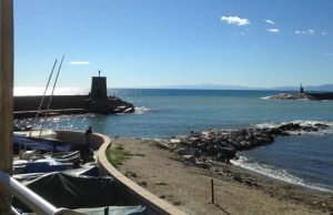 Recco, riordino spiaggia e scogliera S.Michele rio Treganega