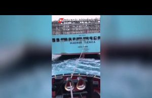 All’APM Terminals di Vado Ligure è arrivata la portacontainer Maersk Genoa