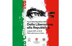 Celebrazioni 2 Giugno in diretta su pagina Facebook del Teatro Nazionale