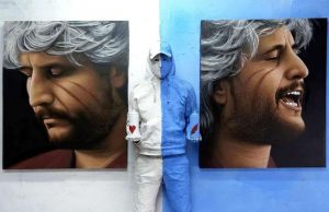 A Napoli un grande murale in onore di Pino Daniele