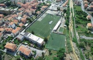 Sestri Levante, nuovo manto erboso del campo h.c. Andersen