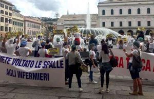 Stamane presidio infermieri, Lunardon: Regione non ha indicato fondi per i premi Covid
