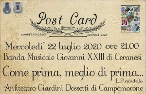 Concerto banda musicale Giovanni XXIII oggi ore 21