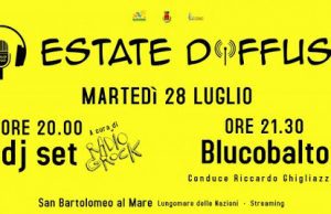 Imperia, Estate Diffusa, DjSet con Radio GRock e Blucobalto