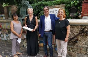 La Campionessa Sara Simeoni sul Muretto di Alassio