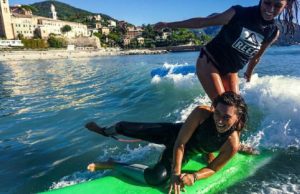 La pianificazione del surf nella stagione balneare a Recco