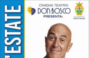 Varazze, Roberto Ciufoli, con il recital comico, Tipi