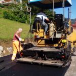 Recco, via Cornice Golfo Paradiso: inizio lavori di asfaltatura
